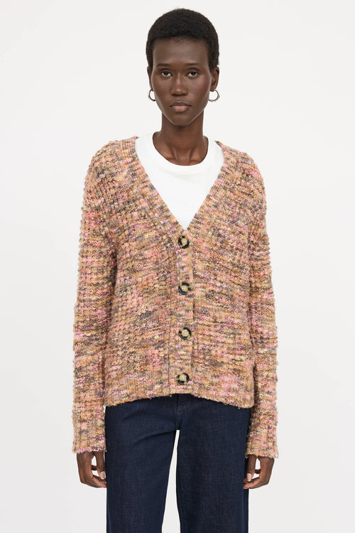 Acne StudiosSpace Dyed Knit Wool Cardigan