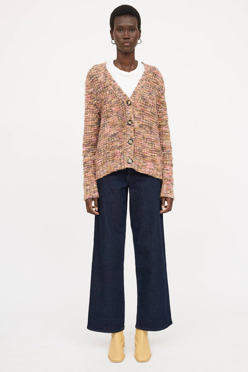 Acne StudiosSpace Dyed Knit Wool Cardigan