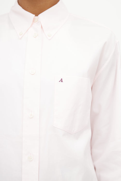 Acne Studios Pink Button Down Shirt
