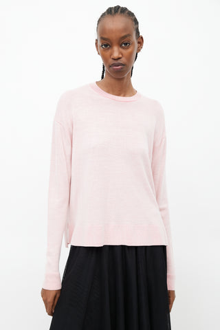 Acne Studios Pink Wool Knit Sweater