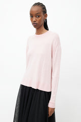 Acne Studios Pink Wool Knit Sweater