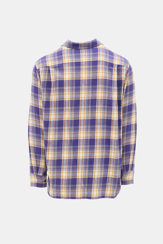 Acne Studios Plaid Logo Patch Shirt