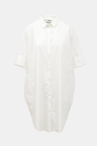 Acne Studios Poplin Lash Shirt Dress