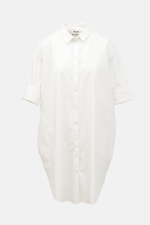 Acne Studios Poplin Lash Shirt Dress