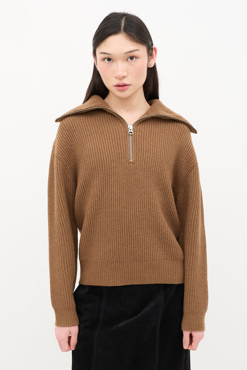 Acne Studios Quarter Zip Sailor Sweater