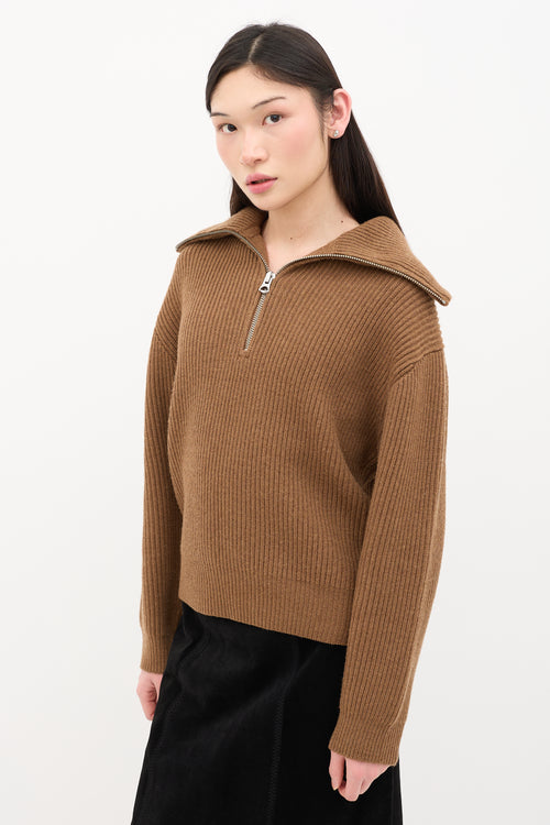 Acne Studios Quarter Zip Sailor Sweater