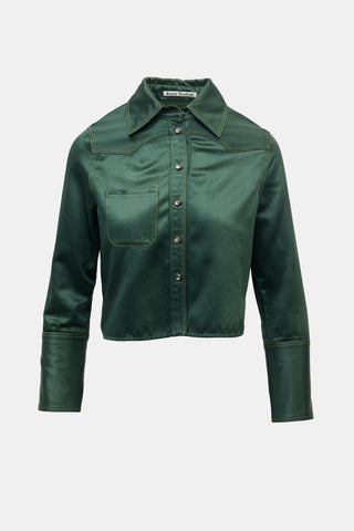 Acne Studios SS 2018 Cropped Shirt