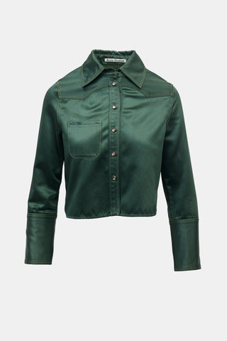 Acne Studios SS 2018 Cropped Shirt