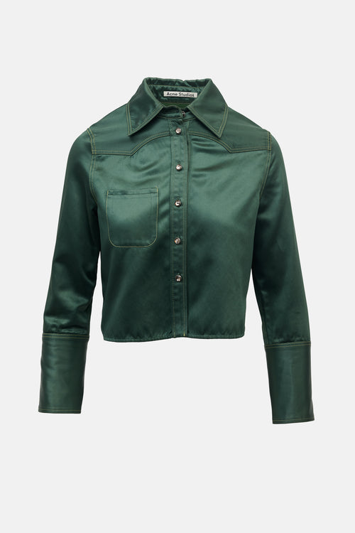 Acne Studios SS 2018 Cropped Shirt