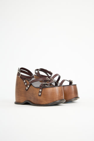 Acne Studios Strappy Platform Sandal