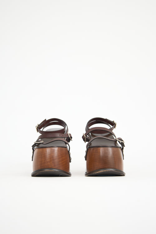 Acne Studios Strappy Platform Sandal