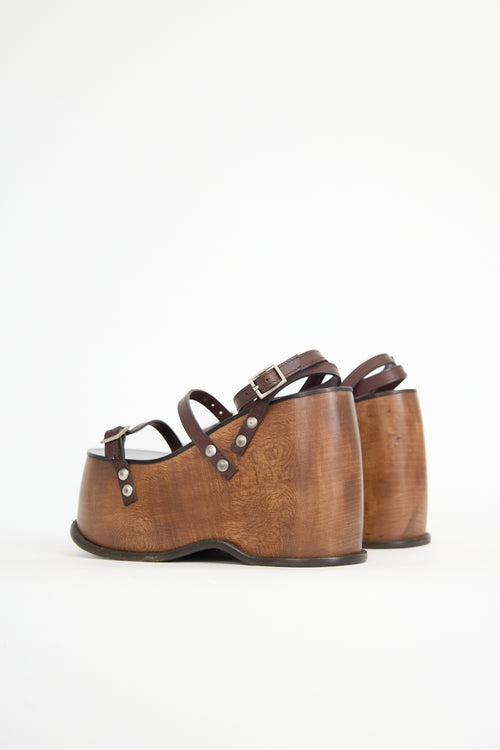 Acne Studios Strappy Platform Sandal