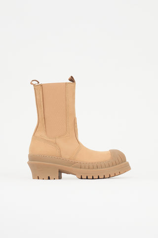 Acne Studios Suede & Rubber Lug Chelsea Boot