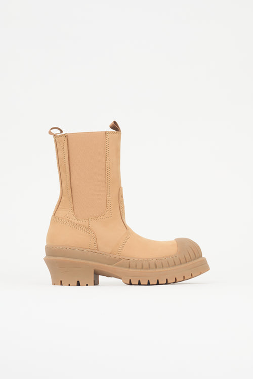 Acne Studios Suede & Rubber Lug Chelsea Boot