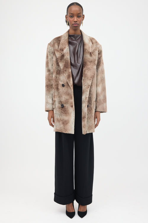 Acne Studios Velour Oversized Blazer