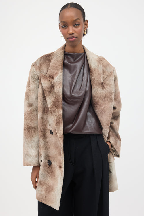 Acne Studios Velour Oversized Blazer