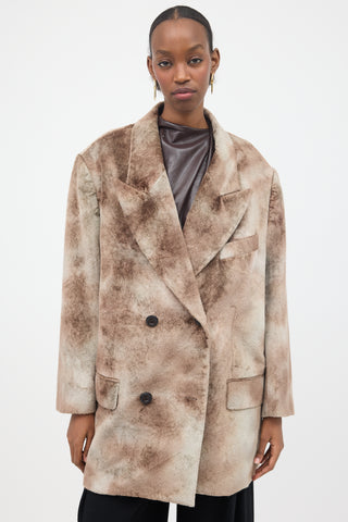 Acne Studios Velour Oversized Blazer