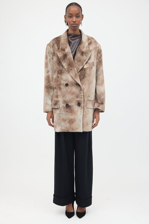 Acne Studios Velour Oversized Blazer