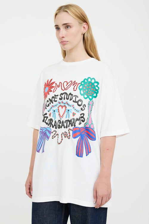 Acne Studios Enriko Flower T-Shirt