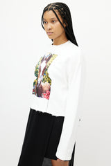 Acne Studios White & Multicolour Pony Sweatshirt