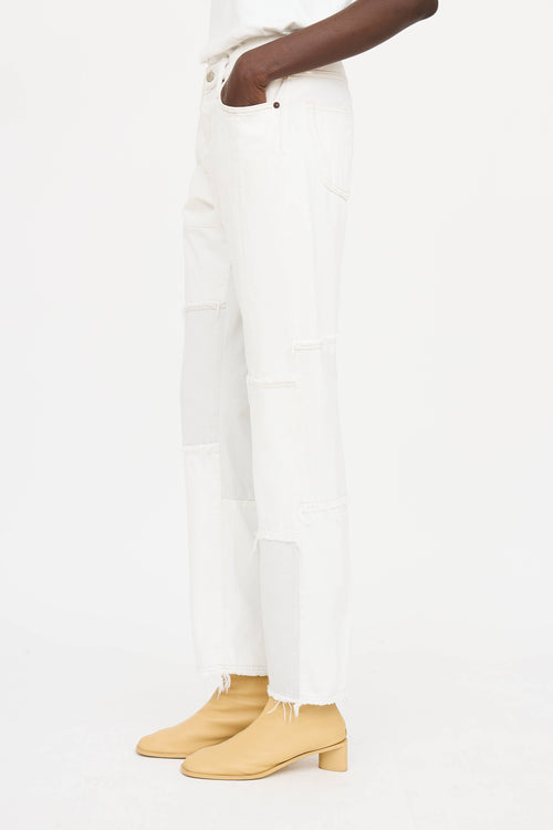 Acne Studios1997 Frayed Patchwork Jeans