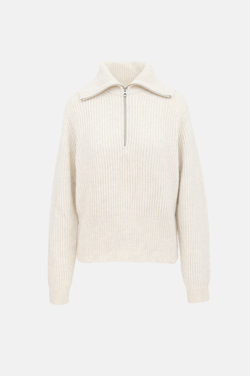 Acne Studios Wool Quarter Zip Sweater