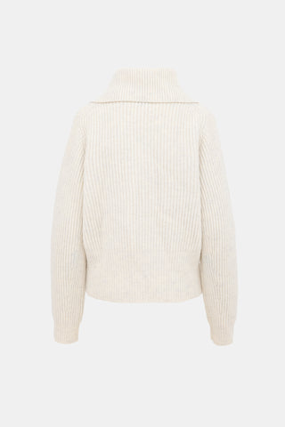 Acne Studios Wool Quarter Zip Sweater