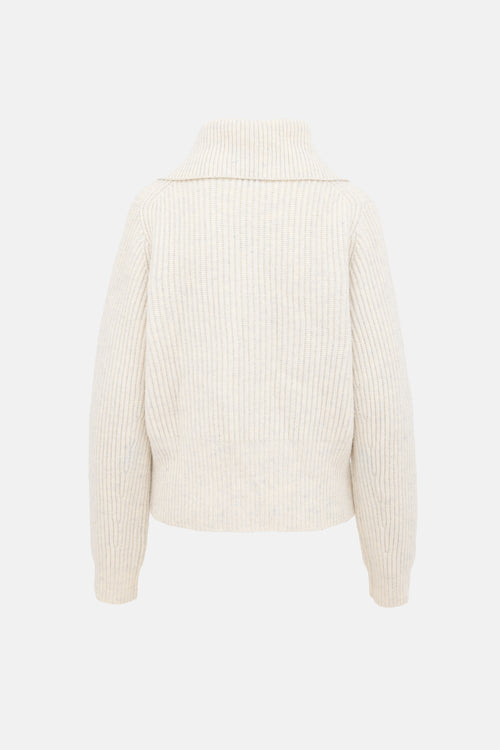 Acne Studios Wool Quarter Zip Sweater