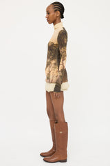 Acne Studios Tree Print Mesh Top