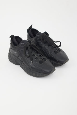 Acne Studios Black Leather Rockaway Sneaker