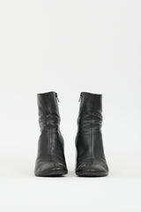 Acne Studios Black Leather Ankle Boot