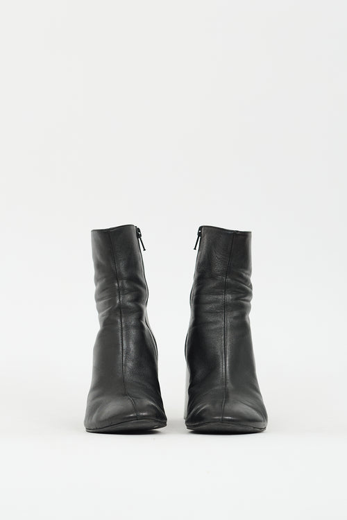 Acne Studios Black Leather Ankle Boot