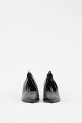 Acne Studios Black Leather Layered Pump