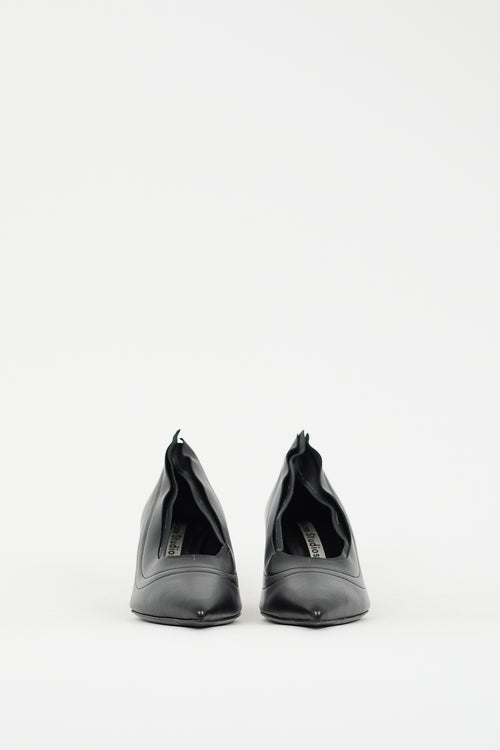 Acne Studios Black Leather Layered Pump