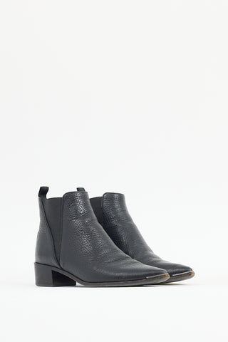 Acne Studios Black Leather Jensen Chelsea Boot