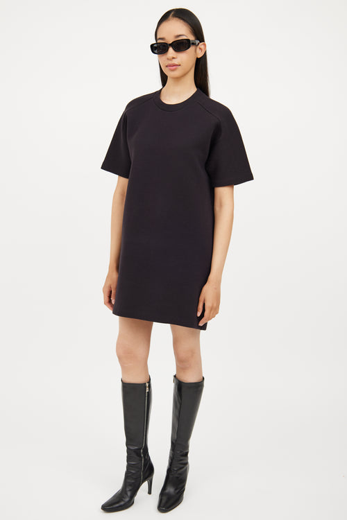 Acne Studios Black Short Sleeve Dress