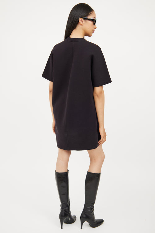 Acne Studios Black Short Sleeve Dress