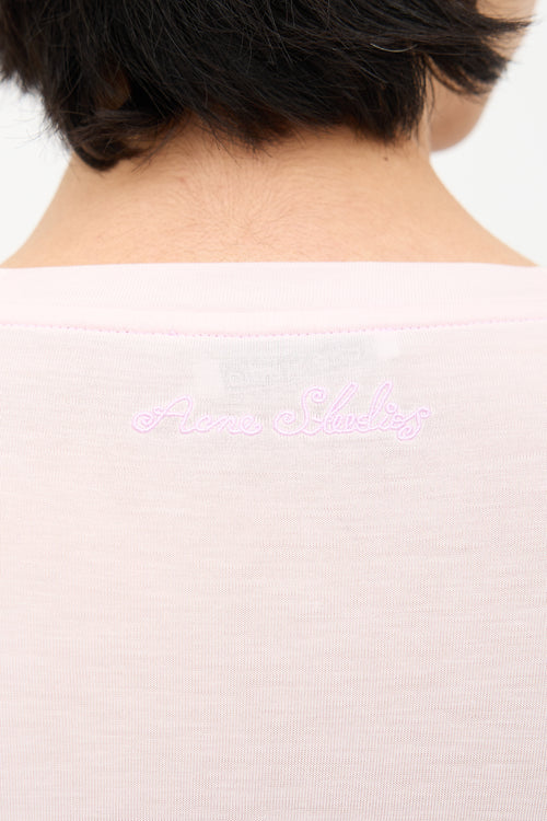 Acne Studios Cursive Logo T-Shirt