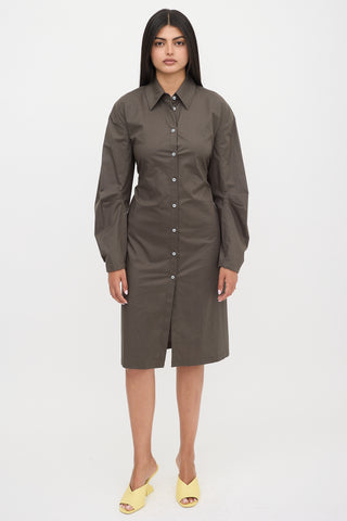 Acne Studios Cutout Shirt Dress