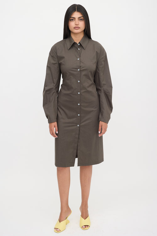 Acne Studios Cutout Shirt Dress