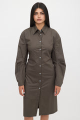 Acne Studios Cutout Shirt Dress