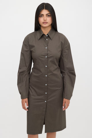 Acne Studios Cutout Shirt Dress