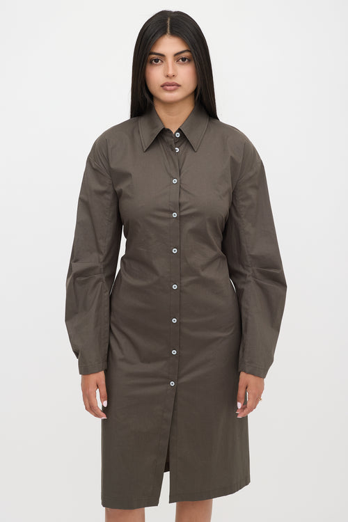 Acne Studios Cutout Shirt Dress