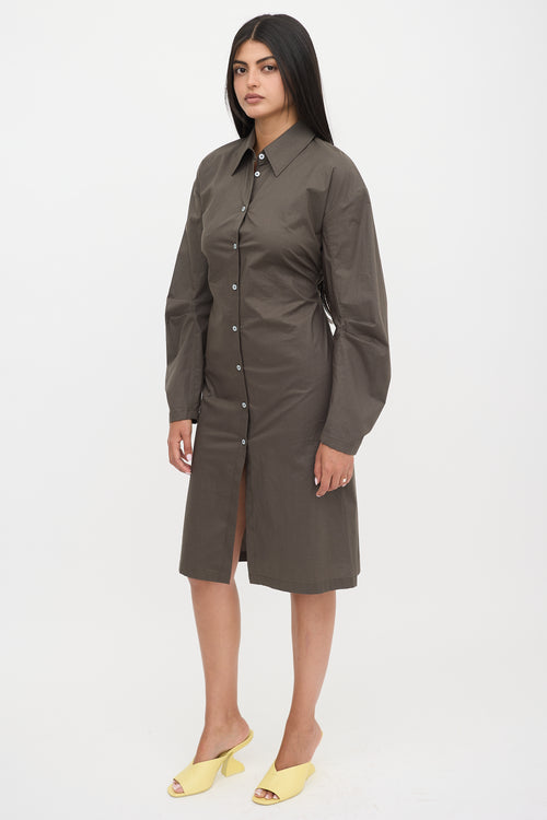 Acne Studios Cutout Shirt Dress