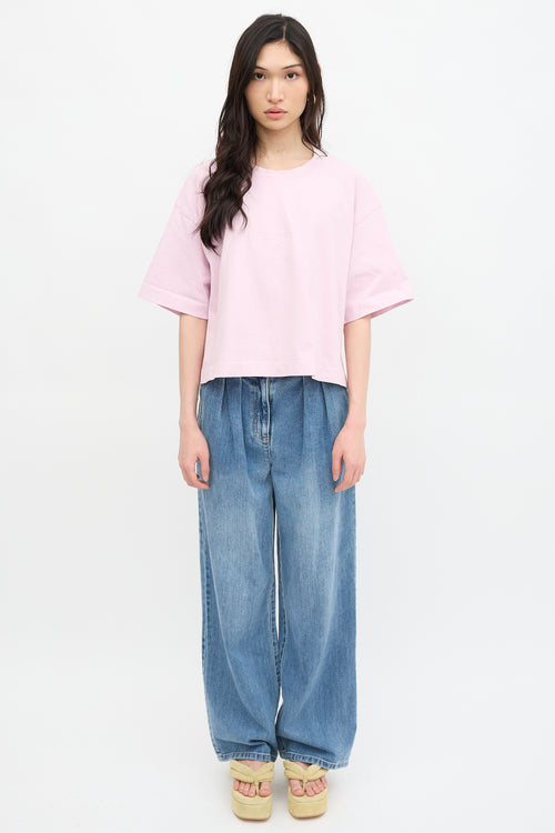 Acne Studios Cylea Emboss Logo T-Shirt