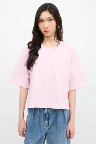 Acne Studios Cylea Emboss Logo T-Shirt