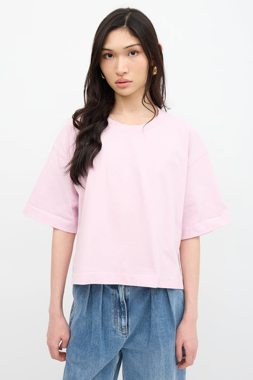 Acne Studios Cylea Emboss Logo T-Shirt