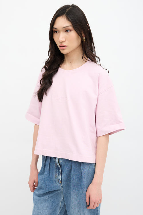 Acne Studios Cylea Emboss Logo T-Shirt