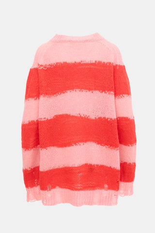 Acne Studios Distressed Stripe Sweater