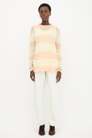 Acne Studios Distressed Stripe Sweater
